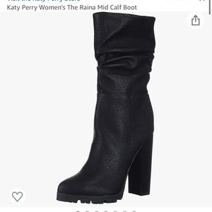 Katy perry mid calf 4” heeled boots